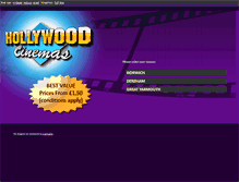 Tablet Screenshot of hollywoodcinemas.net